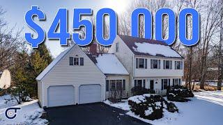 INSIDE a Cozy $450,000 Colonial in Guilford, CT!