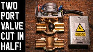 2 Port Central Heating Zone Valve CUT IN HALF Pt.2