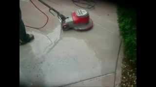 Concrete floor grinder