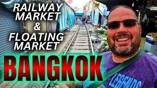 Bangkok's Railway Market & Floating Market