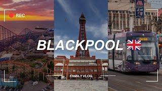 Blackpool Beach Travel Vlog: The Perfect Family Vacation Spot  4K