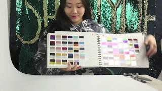 A notebook that changes color?!?!  -Two Tone Sequin Fabric DIY