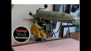 1956 DeWalt Radial Arm Saw- Vintage Wood Workshop