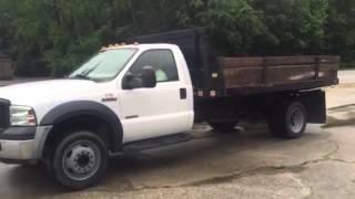 2007 ford F550 dump truck