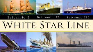 〽️Evolution of Ships  - WHITE STAR LINE  #ShipsEvolution