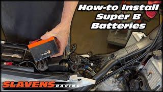 How-to Install Super B Batteries