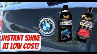 Remove car scratches using Meguiars Ultimate Compound and Ultimate Polish