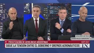 Sigue la tensión entre el gobierno y gremios aeronáuticos