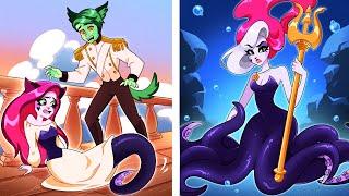 Bad VS Good Mermaid || Ursula VS Ariel by Teen-Z Like