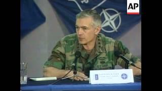 BOSNIA: OUTGOING NATO COMMANDER WESLEY CLARK