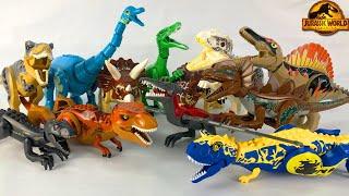 Khủng long bạo chúa khủng long cổ dài khủng long ba sừng khủng long gai lego, Dinosaur Lego Big Size