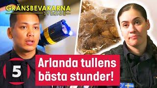 Det bästa av Arlandatullen! | Gränsbevakarna Sverige | Kanal 5