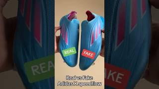 Real vs Fake football boots! #footballshorts #soccershoes #footballsoccer #soccer #shoe #fyp