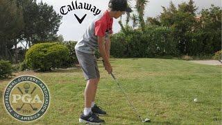 Callaway Junior golf club swings | Panasonic G7