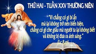 THỨ HAI - TUẦN XXV THƯỜNG NIÊN (Lc 8,16-18) - Lời Chúa Cho Mọi Người