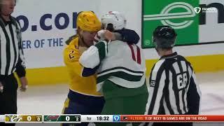 Luke Schenn Drops The Gloves With Marcus Foligno