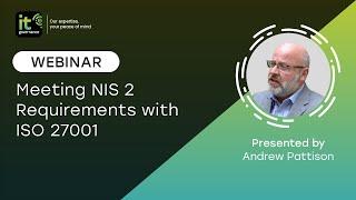 Meeting NIS 2 requirements with ISO 27001