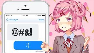 Natsuki has no chill in text (DDLC)