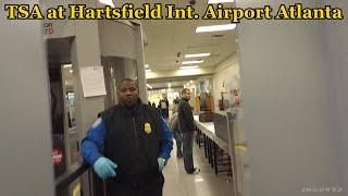 Going Through TSA at Hartsfield with My Family