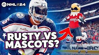 NHL 24 BE A PRO #9 *RUSTY VS. MASCOTS GLITCH?!*