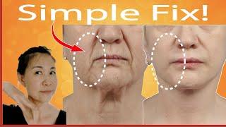 5-MIN. Massage and Face Yoga Moves 3X Faster for Smile Lines 100% Effective / No Talking. 