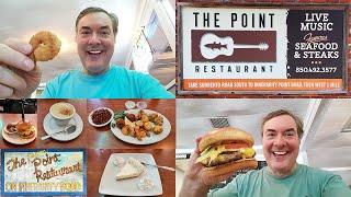 Best Beach Food Travel Guide with Seafood and a Burger at The Point Restaurant