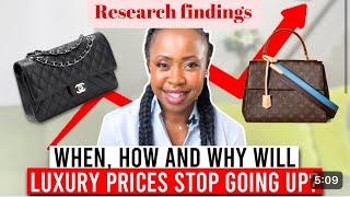 The future of luxury pricing | What should brands do when putting up their prices | Anesu Sagonda