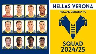 Hellas Verona FC Squad For Season 2024/25 | Hellas Verona | Roster Insight