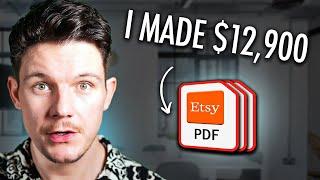 How I Made $13K FAST with Etsy Digital Downloads