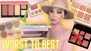 FACE PALETTES COLLECTION RANKED FROM WORST TO BEST / MAKEUP COLLECTION 2022