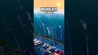 Chasing the Mystical Waterfalls of Meghalaya  #shorts #youtubeshorts #shortsfeed #meghalaya