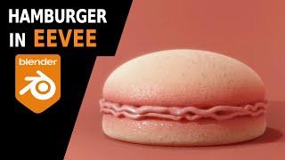 Delicious Hamburger in Blender Eevee