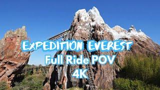 Expedition Everest- Disney’s Animal Kingdom Full POV in 4K| December 2024