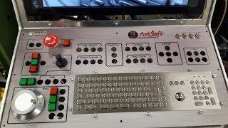 CNC Control Panel. Mach4