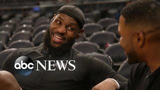 LeBron James talks what it means to break NBA scoring record l GMA