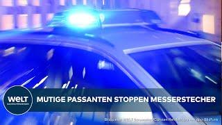 MESSERATTACKE IN BERLIN: Passanten überwältigen den syrischen Amokläufer