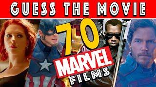 Test Your Film Knowledge in 1 Frame (70 Marvel Movies)