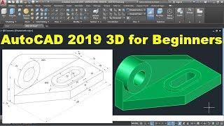 AutoCAD 2019 3D Tutorial for Beginners