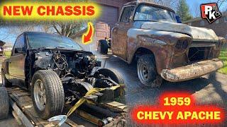 NEW CHASSIS for the 1959 CHEVY APACHE!!! / 1959 CHEVY APACHE Build Part 2