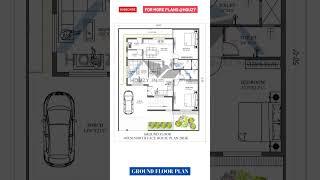 40 by 50 North Face House Plan #houzy #40by50 #40x50 #housedesign #northfacinghouse #home #2bhkhouse