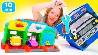 Spielen und Lernen mit Nicole Kompilation - 4 Spielzeugvideos für Kinder.