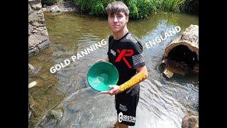 Gold found panning in England