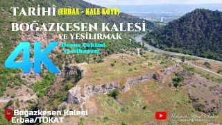 Tarihî Boğazkesen Kalesi - Eski Kale Köyü / Erbaa / TOKAT - 4K Drone Çekimi - 1 / 21.6.22