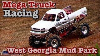 Mega Truck Racing At West Georgia Mud Park