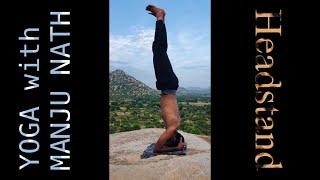 Headstand / Sirsasana |Yoga with Manju Nath #shorts