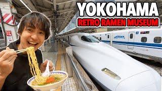 Shinkansen Ramen Trip to Yokohama, Retro Japan Town Ramen Museum (JR Rail Pass Travel Idea) Ep.527