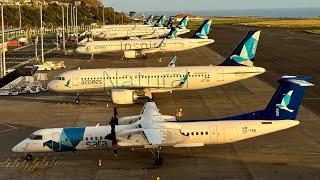 Grounding Azores Airlines ️ / Sata in Ponta Delgada, Sao Miguel Azores Portugal  - 25.12.2024