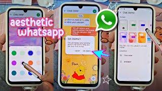 how to have aesthetic WhatsApp  Official WhatsApp ️ aesthetic & cute