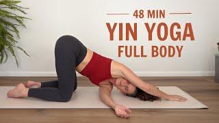 Complete Yin For Upper & Lower Body | 48 Min Slow Deep Stretch And Relaxation