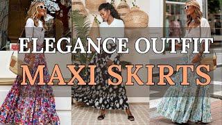 Summer Floral Print Maxi Skirts: Effortless Elegance for 2024 | 2024 Fashion Trends